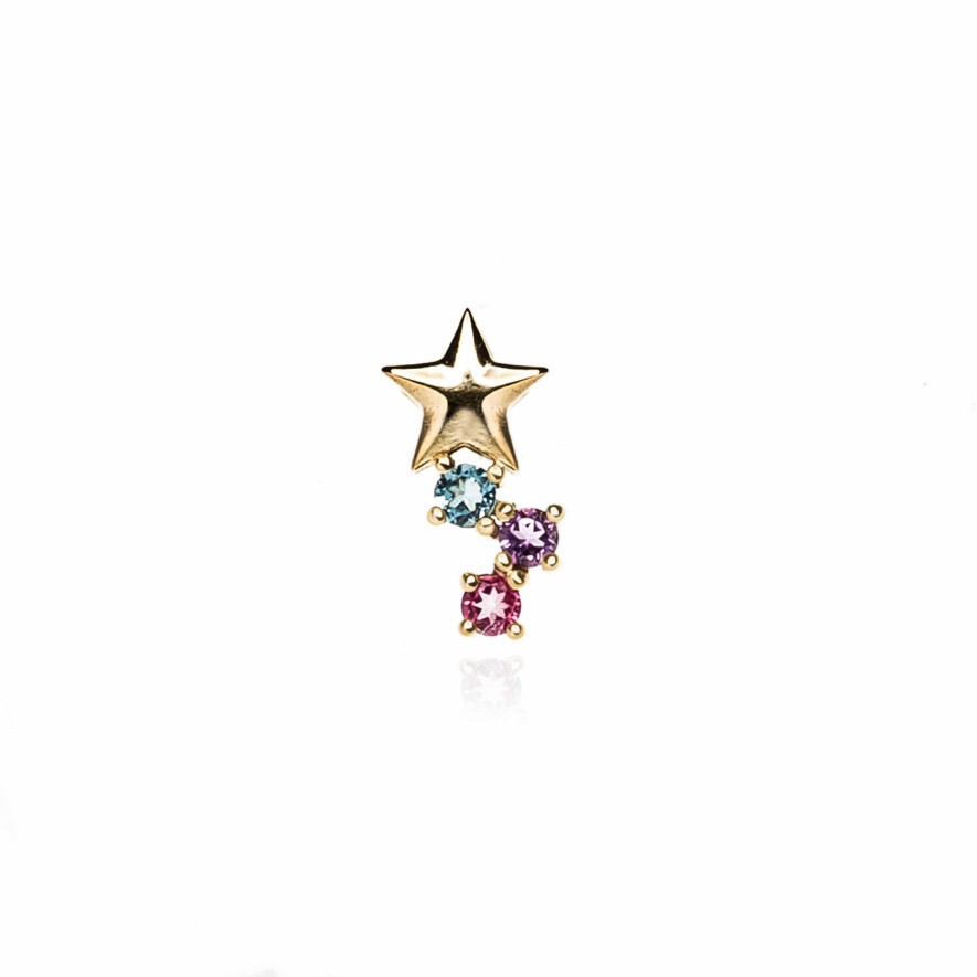 Jolfer Joyeros Piercing Estrella Trepador Oro 9 Kilates Con Circonitas Online