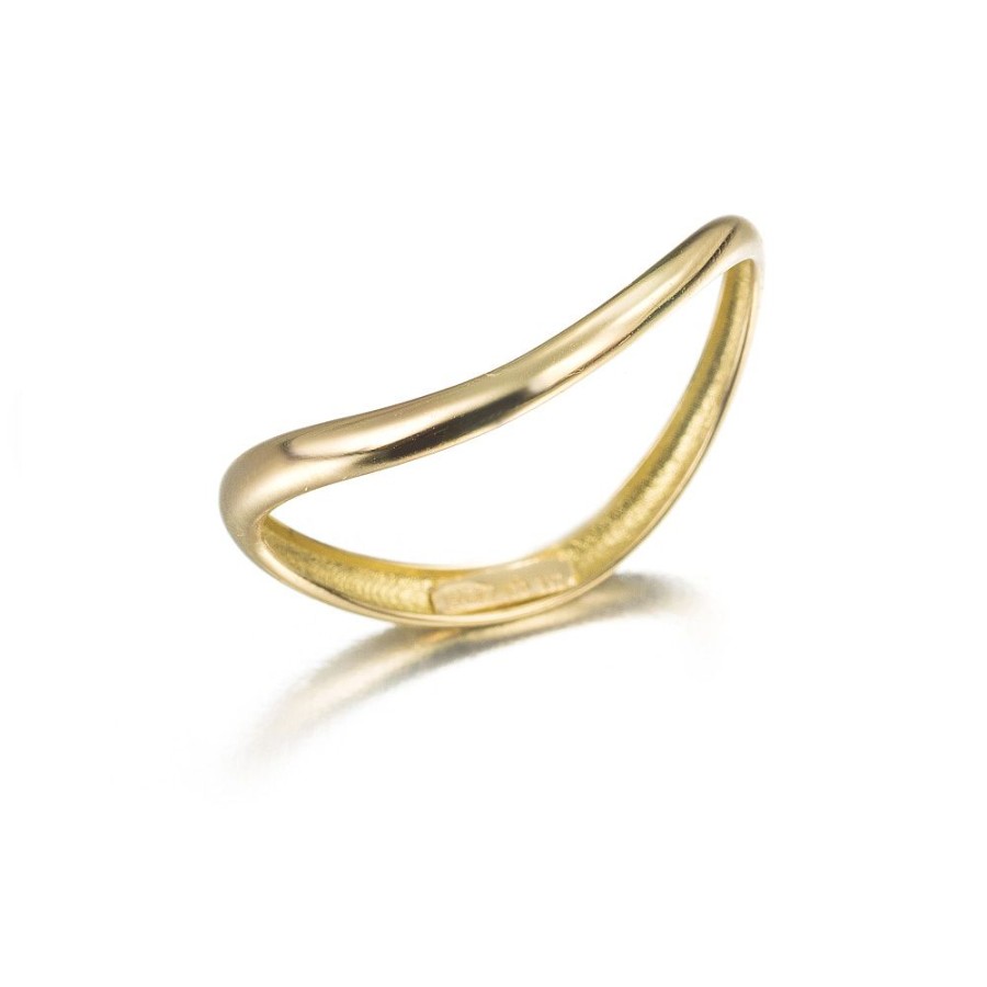 Jolfer Joyeros Anillo De Oro 18K Ondulaci N Best