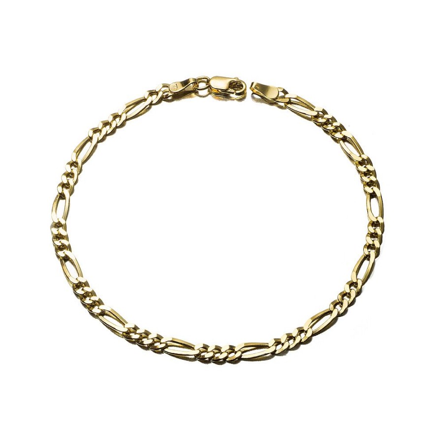 Jolfer Joyeros Pulsera 3X1 De Oro 18K De Calibre De 0.80Mm Clearance