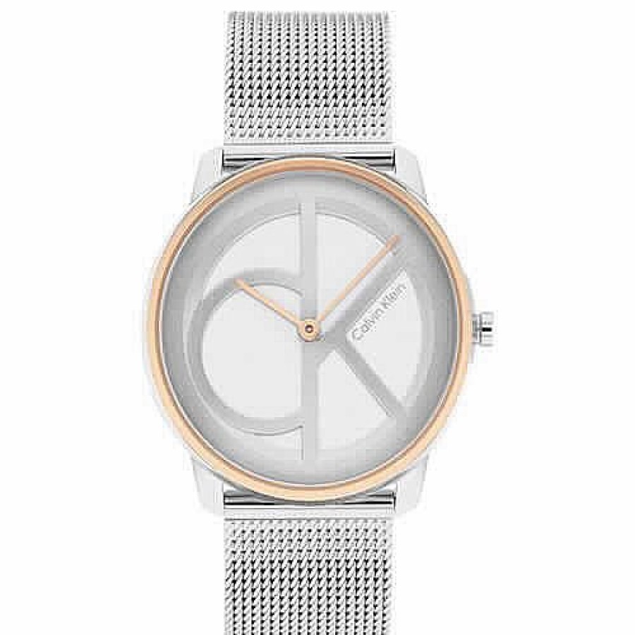 Jolfer Joyeros Reloj 2 Agujas Clavin Klein Mujer Acero 25200033 New