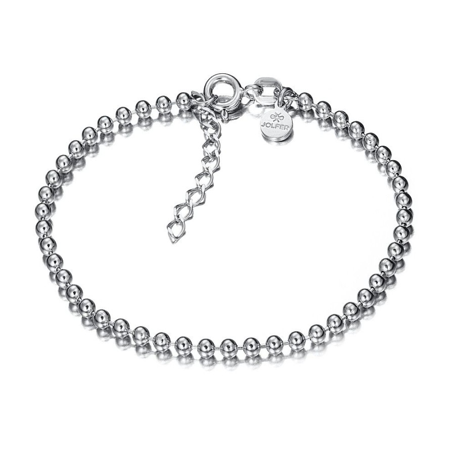 Jolfer Joyeros Pulsera Bolitas Plata Clearance