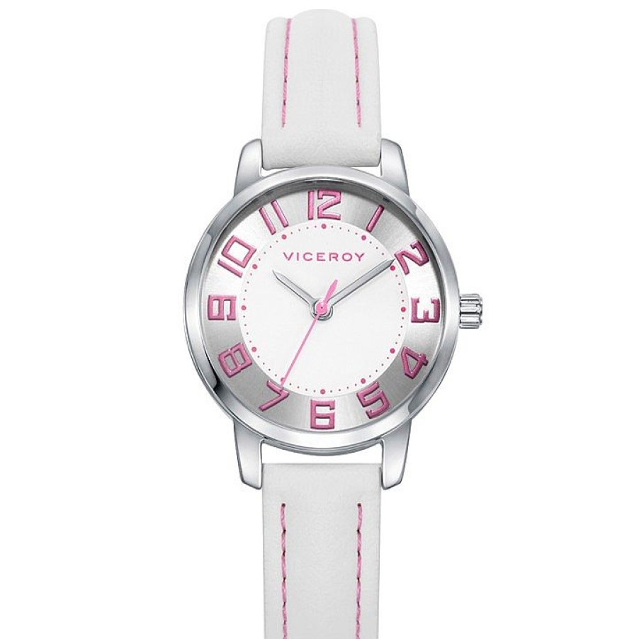 Jolfer Joyeros Reloj 3 Agujas Viceroy Ni A Piel 401216-05 Clearance