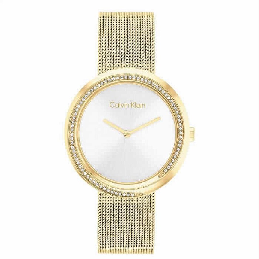 Jolfer Joyeros Reloj 2 Agujas Calvin Klein Mujer Acero 25200150 New