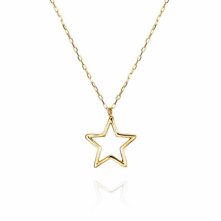 Jolfer Joyeros Colgante Estrella Con Cadena De Oro 18K Best