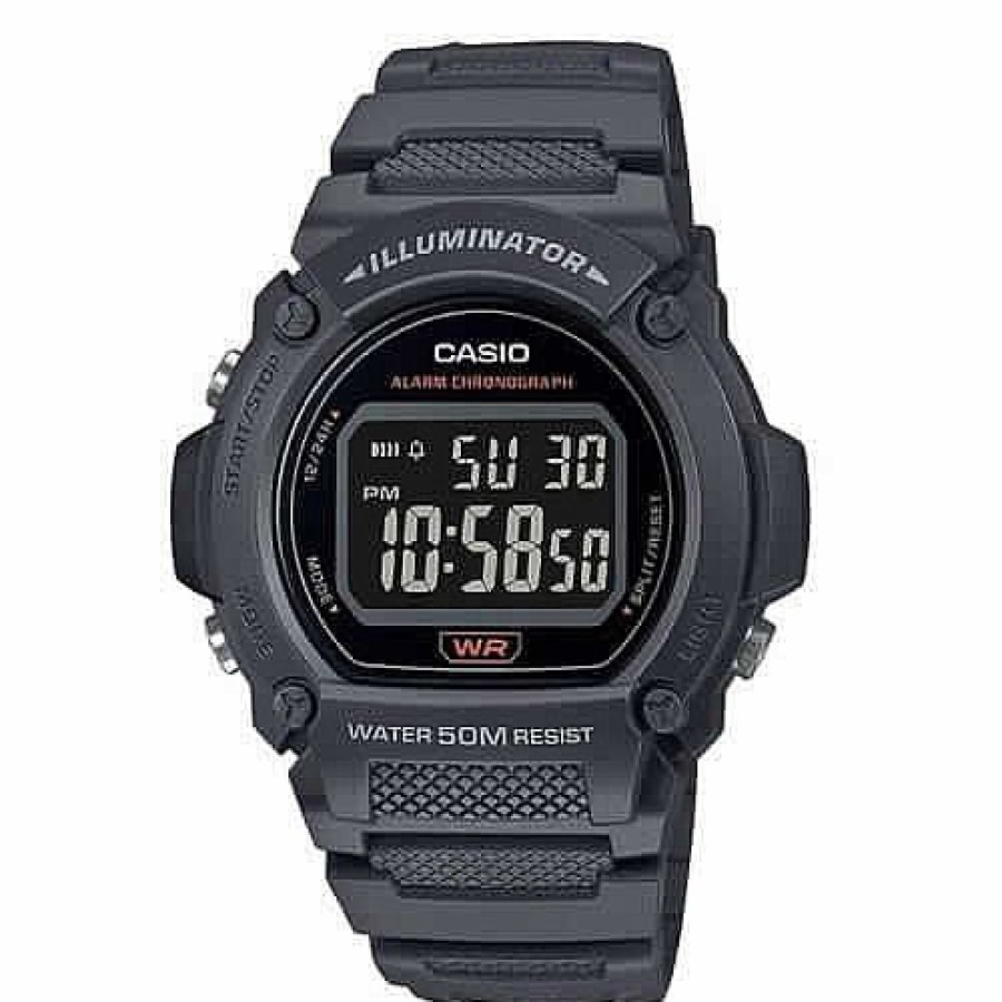 Jolfer Joyeros Reloj Digital Casio Hombre Resina W-219H-8Bvef Best