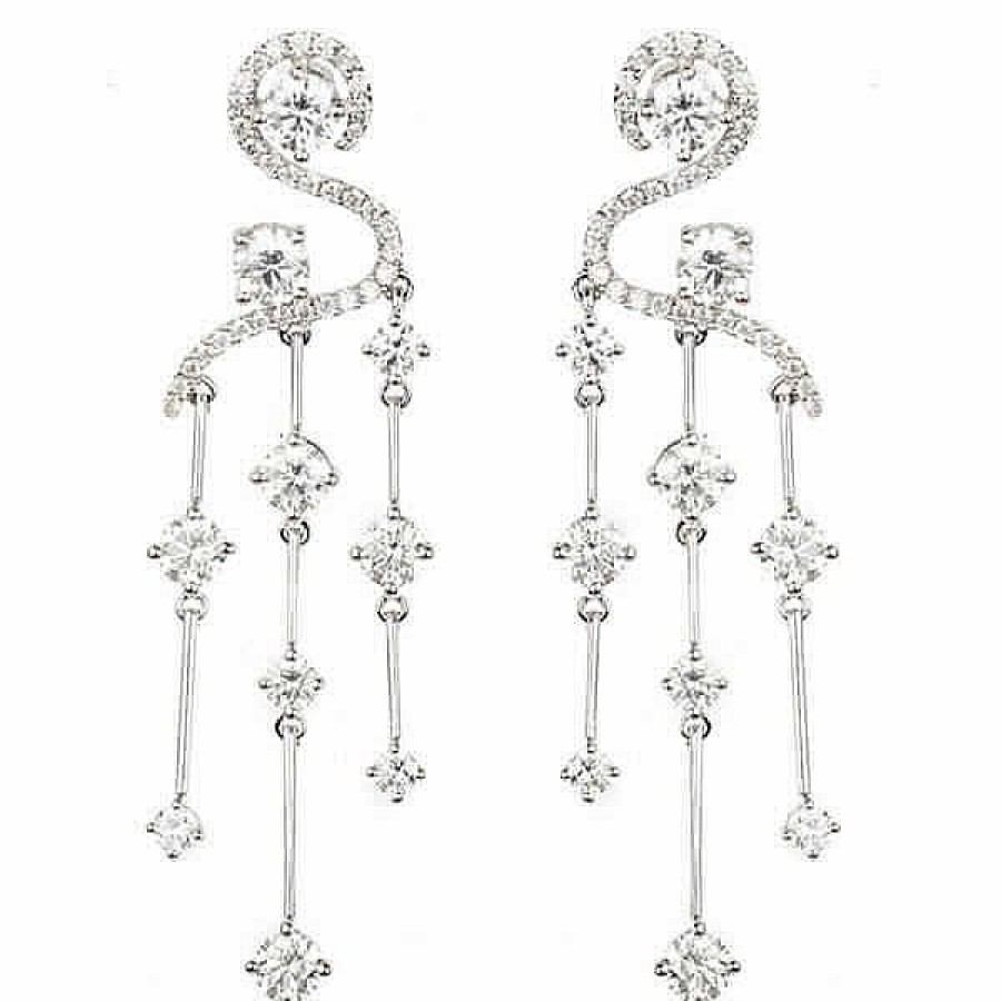 Jolfer Joyeros Pendientes Haute Couture Oro 18 Kilates Y Diamantes New